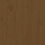 Aparador de madera maciza de pino marrón miel 110,35x35x80 cm