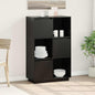 Aparador alto de madera maciza de pino 74x35x117 cm