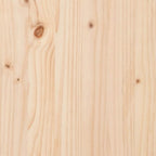 Aparador alto de madera maciza de pino 110,5x35x117 cm