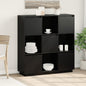 Solid pine highboard 110.5x35x117 cm