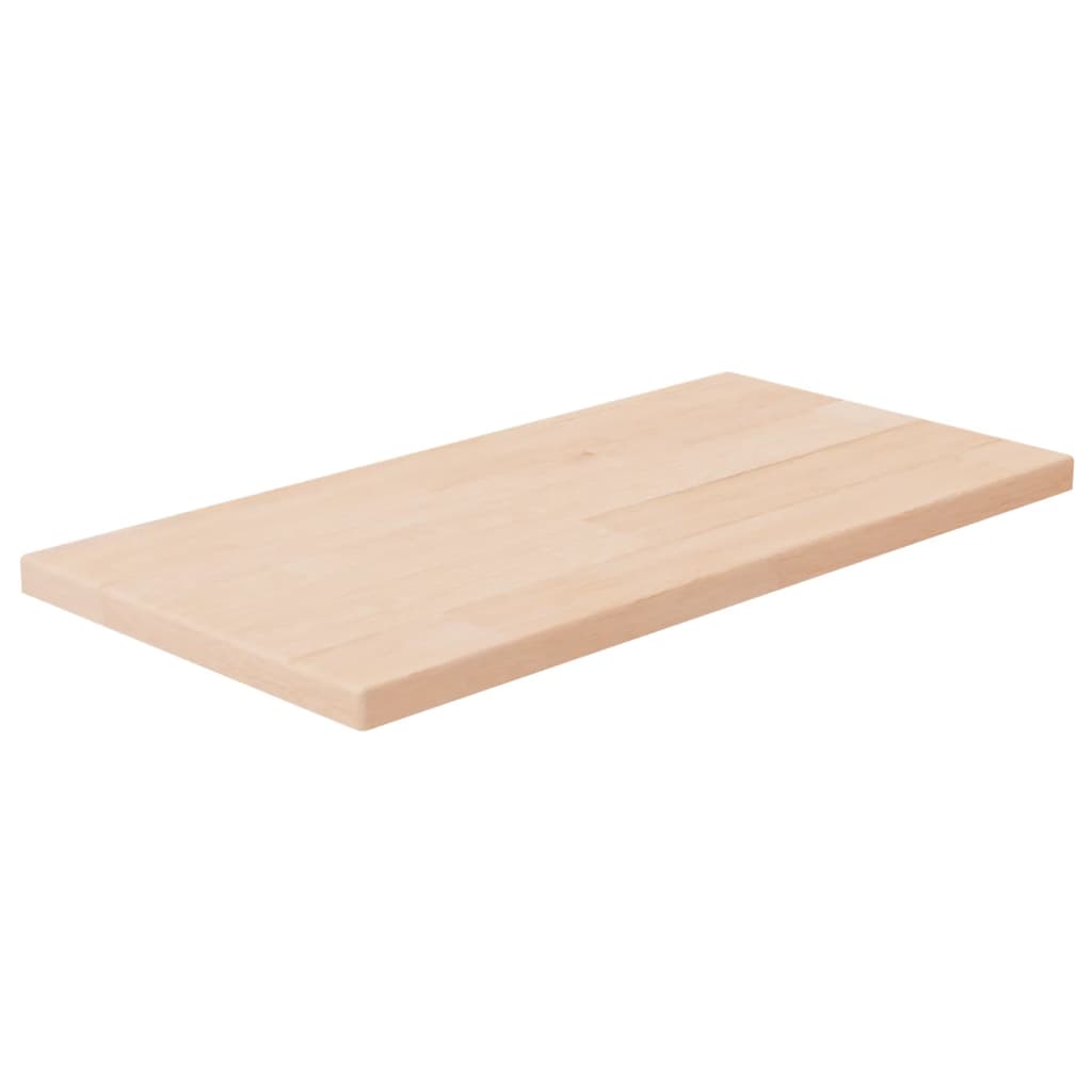 Tabla de estantería madera maciza roble sin tratar 100x20x1,5cm