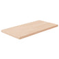 Tabla de estantería madera maciza roble sin tratar 100x20x1,5cm