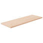 Tabla de estantería madera maciza roble sin tratar 100x20x1,5cm