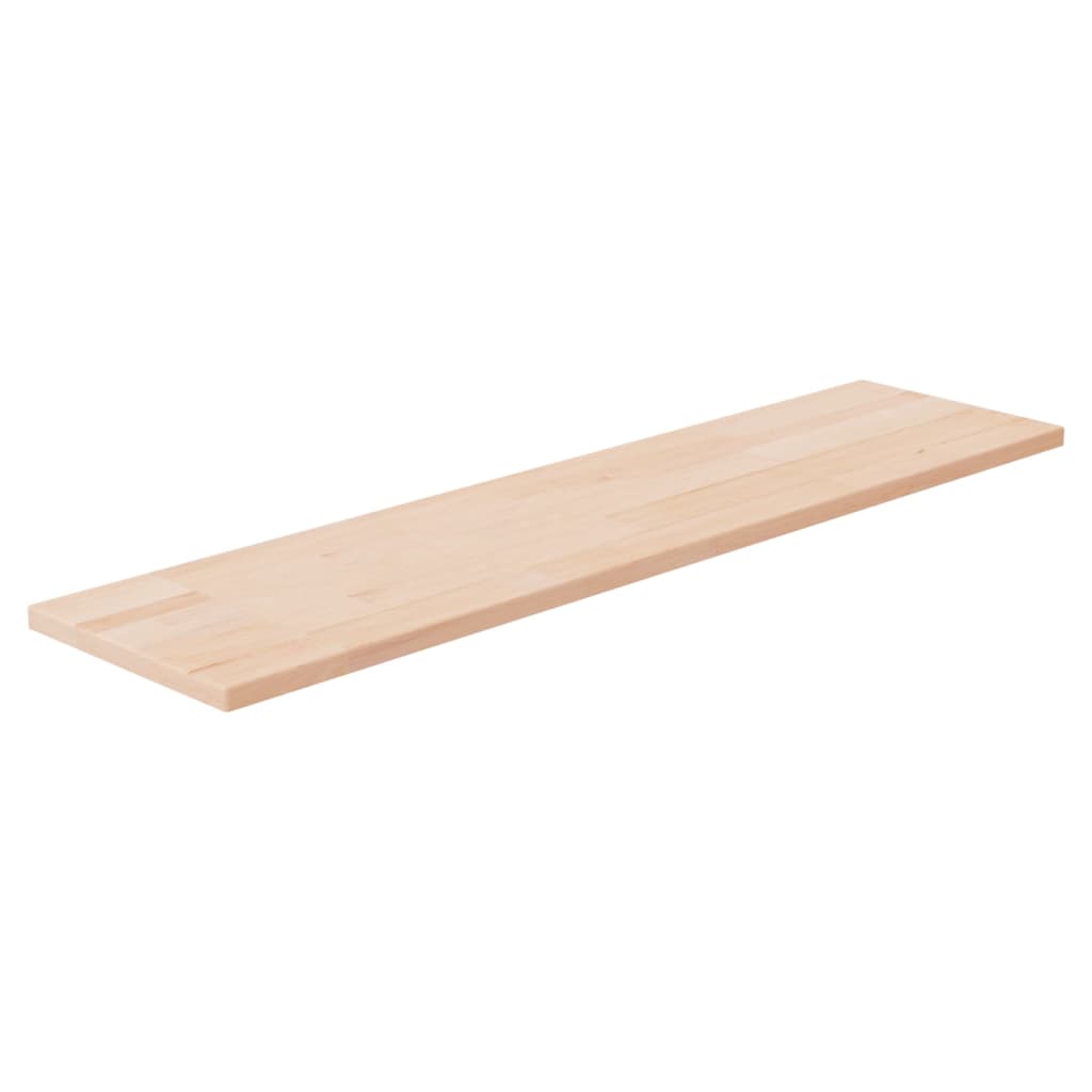 Tabla de estantería madera maciza roble sin tratar 100x20x1,5cm
