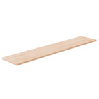 Tabla de estantería madera maciza roble sin tratar 100x20x1,5cm