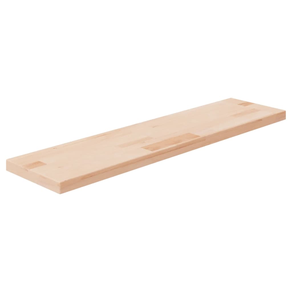 Tabla de estantería madera maciza roble sin tratar 100x20x1,5cm