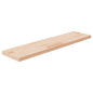 Tabla de estantería madera maciza roble sin tratar 100x20x1,5cm