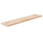 Tabla de estantería madera maciza roble sin tratar 100x20x1,5cm