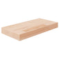 Tabla de estantería madera maciza roble sin tratar 100x20x1,5cm