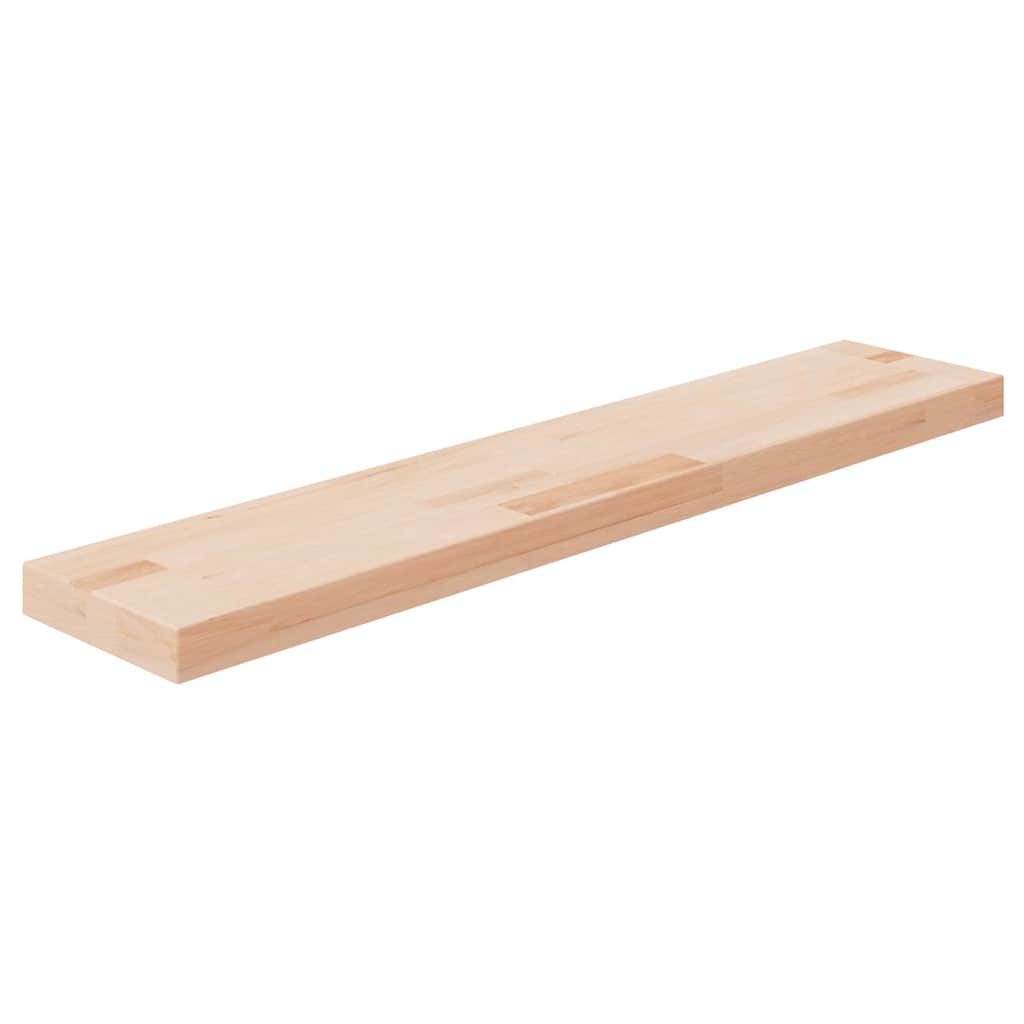 Tabla de estantería madera maciza roble sin tratar 100x20x1,5cm