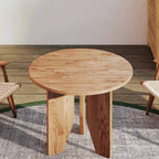 Tablero de mesa redonda madera roble marrón claro Ø50x1,5 cm