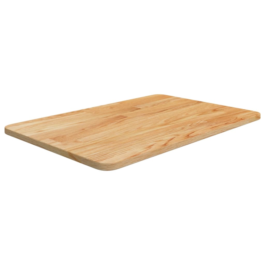 Encimera baño madera maciza tratada marrón claro 100x30x(2-4)cm
