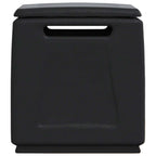 Dark Grey and Black Garden Storage Box 130 L 54x53x57 cm