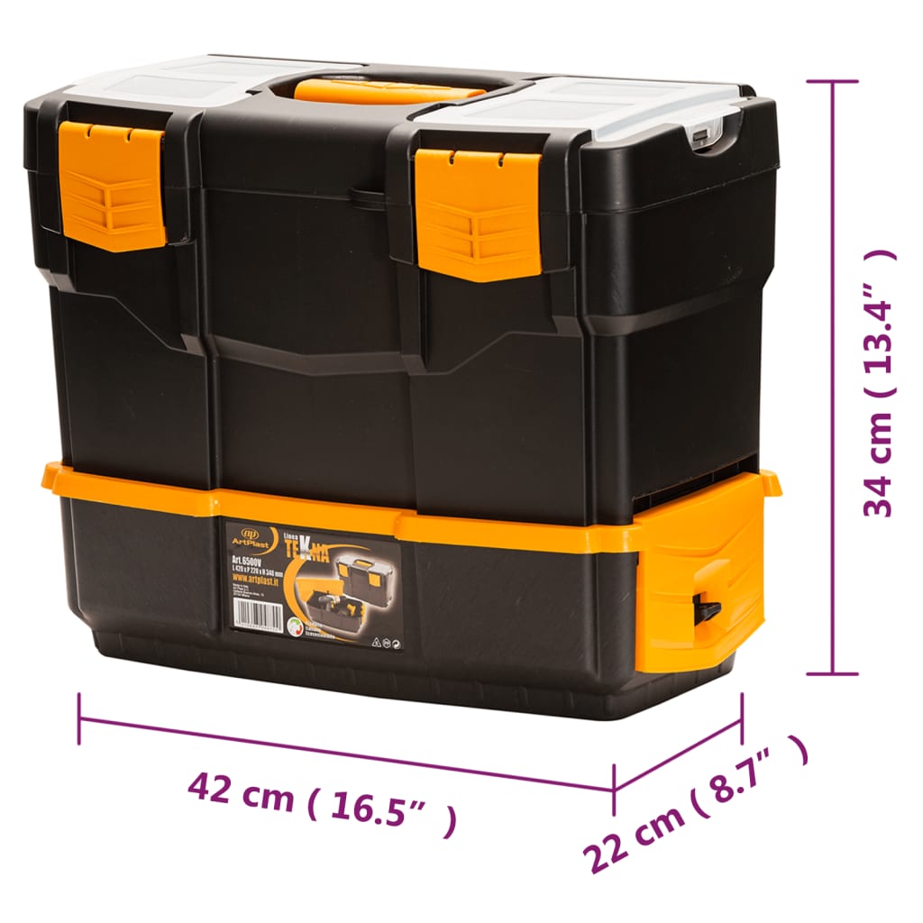 PP toolbox 420x220x340 mm