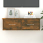 Armario de pared contrachapado roble ahumado 60x26x18,5 cm