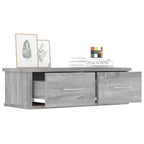 Armario de pared madera contrachapada gris Sonoma 60x26x18,5 cm