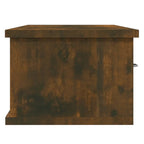 Armario pared madera contrachapada roble ahumado 88x26x18,5 cm