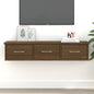 Armario de pared madera contrachapada roble marrón 60x26x18,5cm