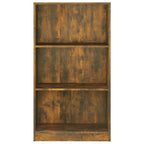 Estantería madera contrachapada color roble ahumado 60x24x109cm