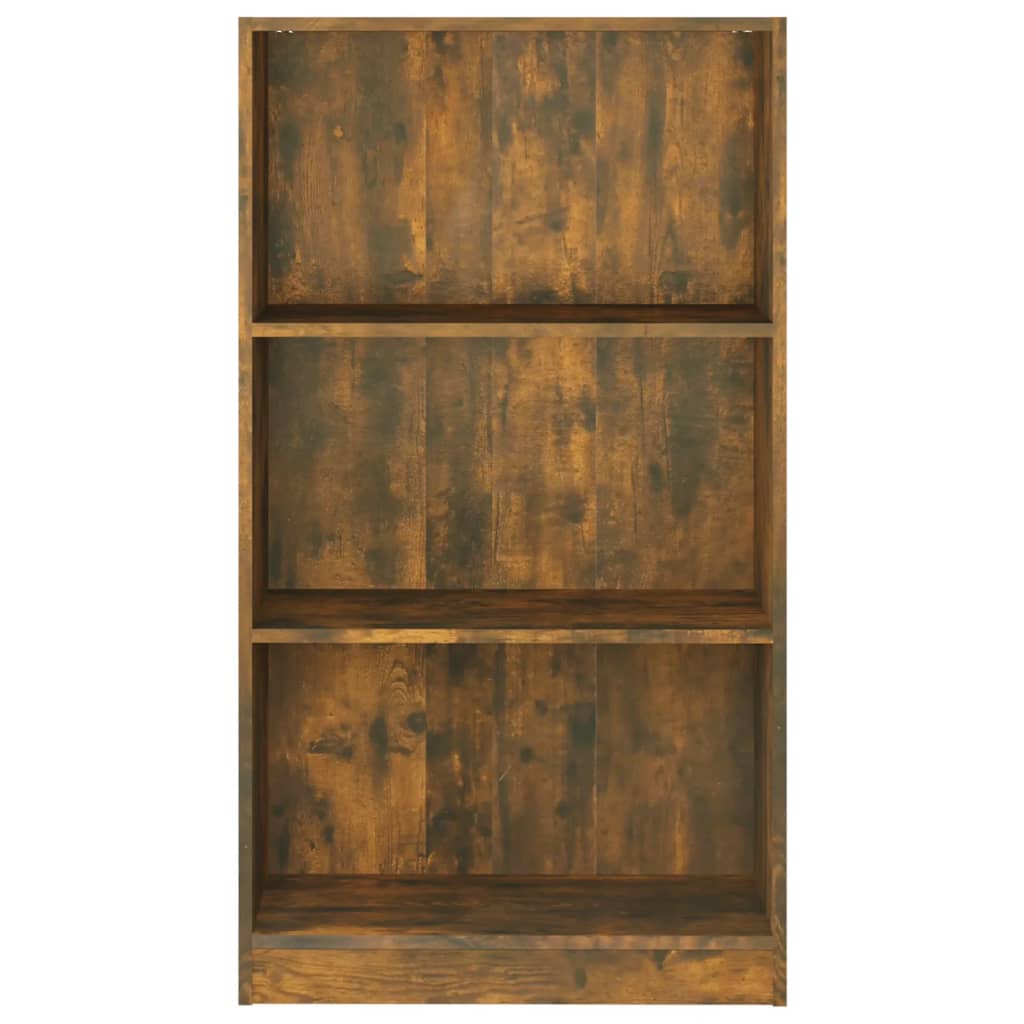 Estantería madera contrachapada color roble ahumado 60x24x109cm