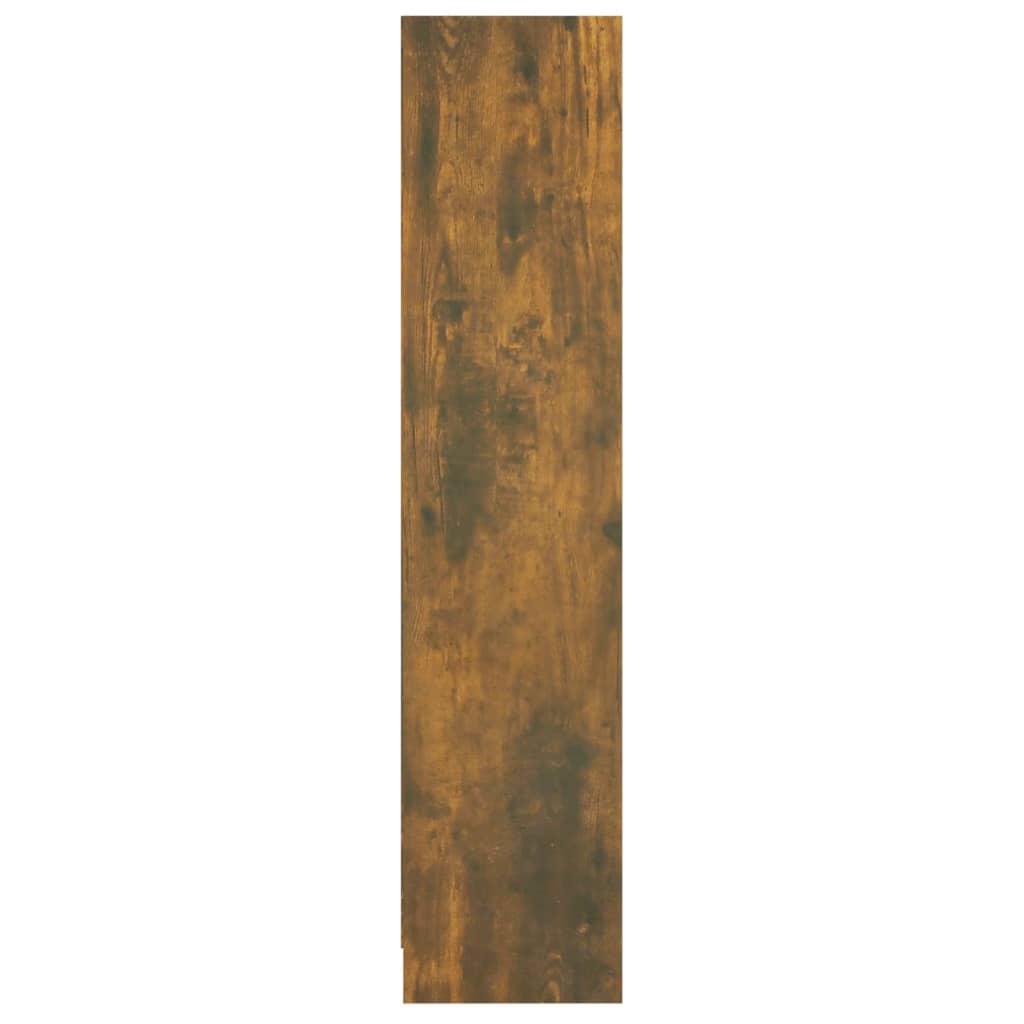 Estantería madera contrachapada color roble ahumado 60x24x109cm