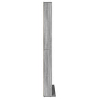 Estante de CD madera contrachapada gris Sonoma 102x23x177,5 cm