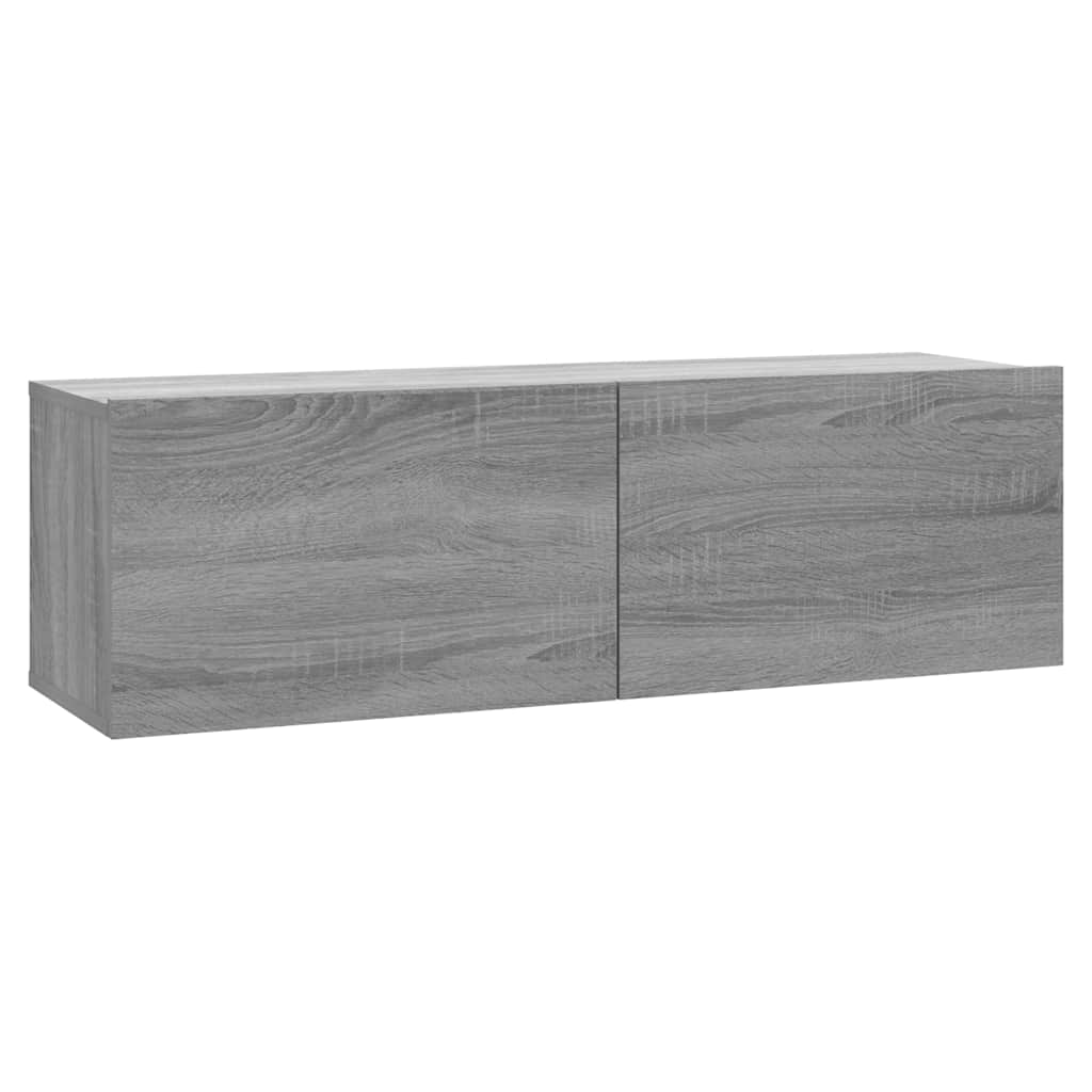Mueble para TV madera contrachapada gris Sonoma 100x30x30 cm