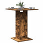 Mesa de bistró madera contrachapada gris Sonoma 60x60x75 cm