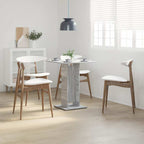Mesa de bistró madera contrachapada gris Sonoma 60x60x75 cm