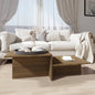 Mesa de centro de plástico blanco 90x60x46 cm
