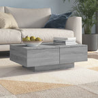 Mesa de centro de madera maciza de pino 110x55x45 cm