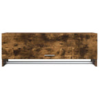 Armario madera contrachapada color roble ahumado 100x32,5x35 cm