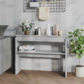 Mesa consola de madera maciza de abeto 110x35x80 cm