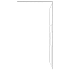 Mampara de ducha accesible vidrio ESG blanco 100x195 cm