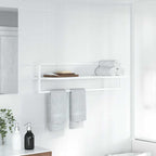 Toallero de hierro blanco 95x25x22 cm