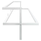 Toallero de hierro blanco 95x25x22 cm