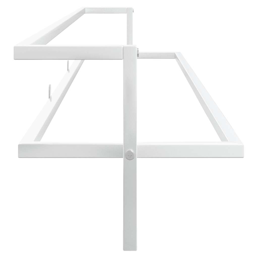 Toallero de hierro blanco 95x25x22 cm