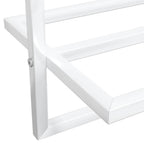 Toallero de hierro blanco 95x25x22 cm