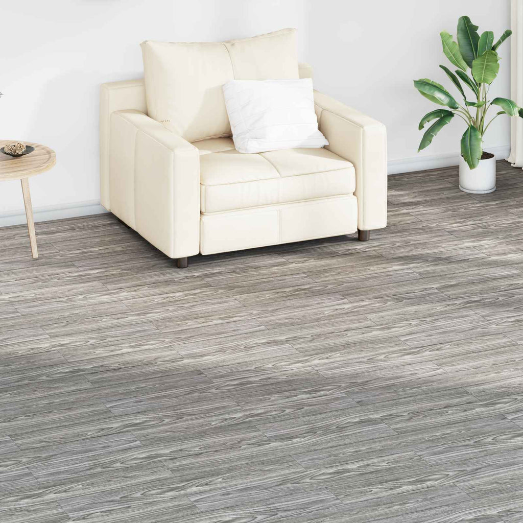 Tableros de Suelo 18 pcs Gris oscuro 2,51 m² PVC