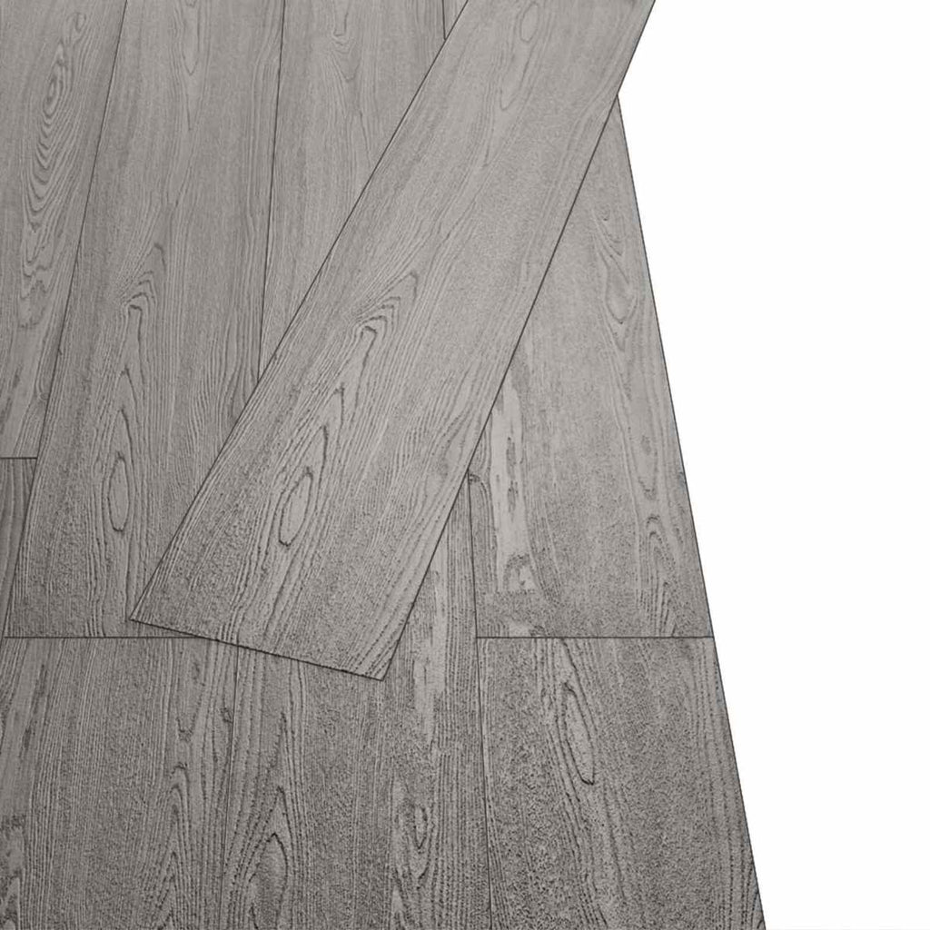 Tableros de Suelo 18 pcs Gris oscuro 2,51 m² PVC