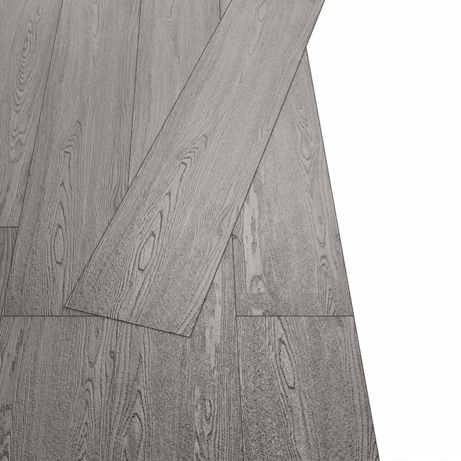 Tableros de Suelo 18 pcs Gris oscuro 2,51 m² PVC
