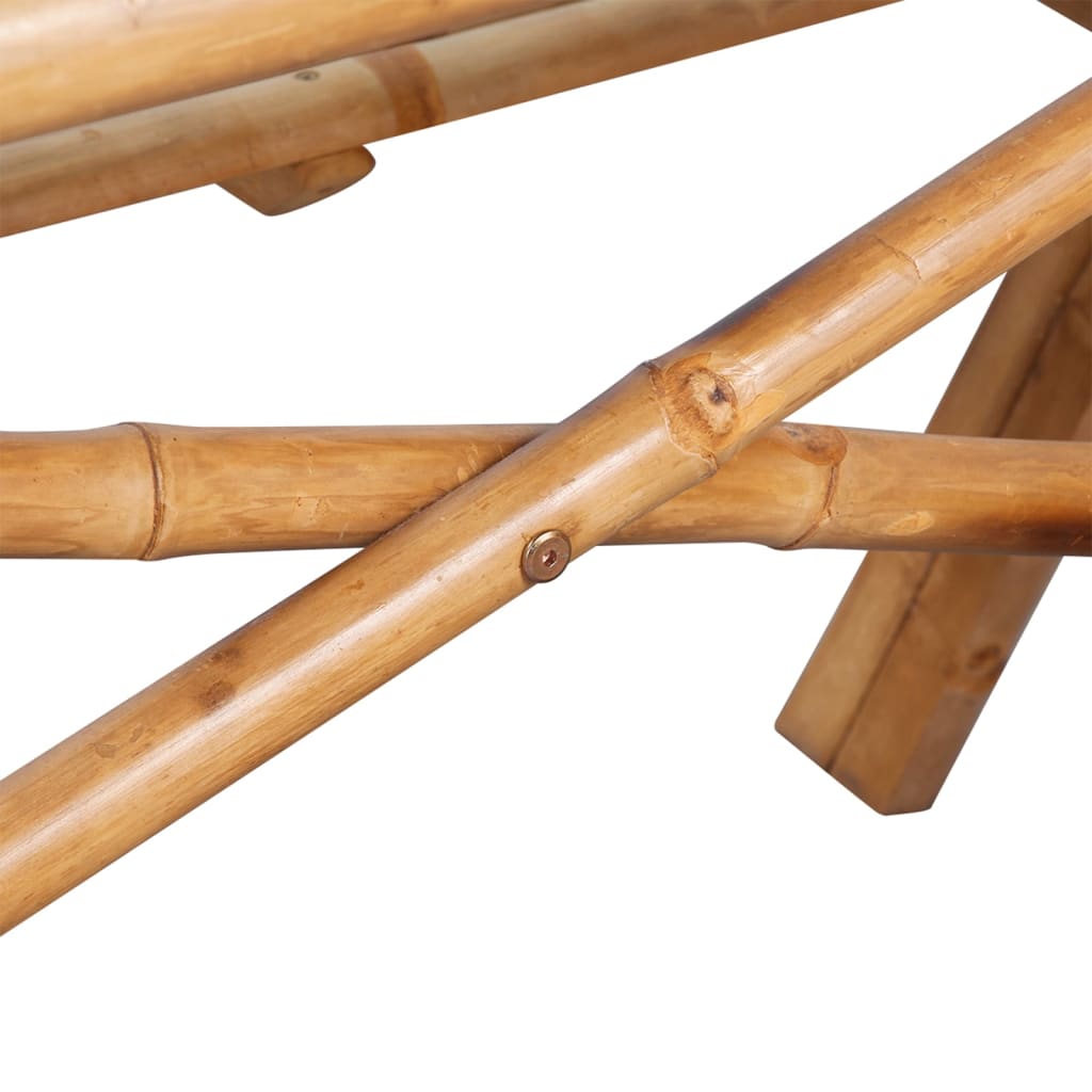 Bamboo Picnic Table 115x115x81 cm