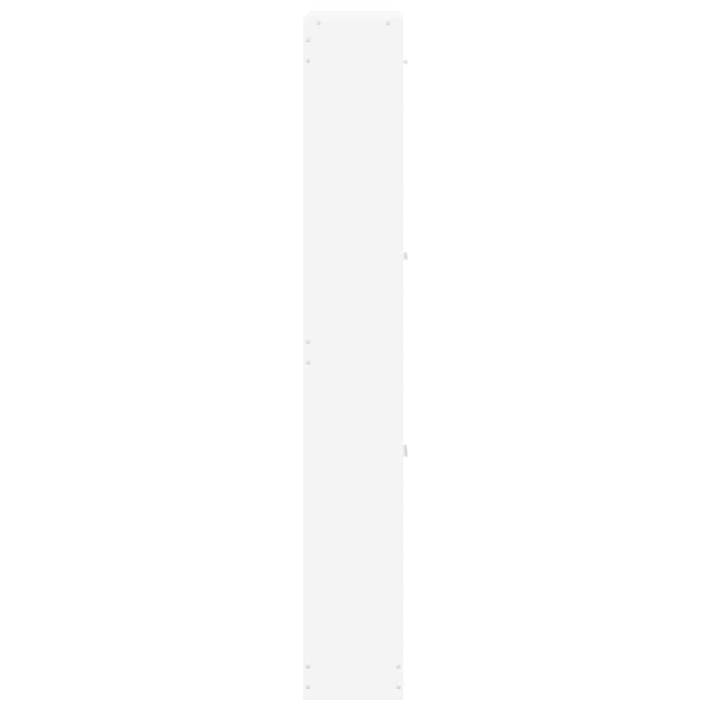 Zapatero blanco 59x17x108 cm Madera de ingeniería