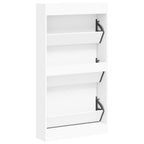 Zapatero blanco 59x17x108 cm Madera de ingeniería
