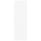 Estantería de pared con 8 compartimentos blanco brillante