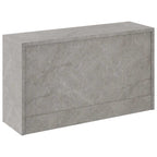Zapatero madera contrachapada gris hormigón 80x24x45 cm