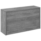 Zapatero madera contrachapada gris Sonoma 80x24x45 cm