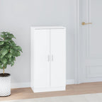 Mueble zapatero madera contrachapada gris Sonoma 55x35x108 cm