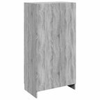 Mueble zapatero madera contrachapada gris Sonoma 55x35x108 cm