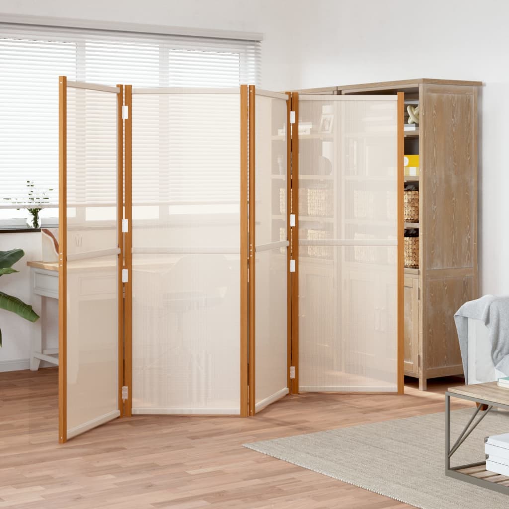Biombo divisor de 3 paneles azul oscuro 210x180 cm